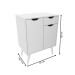 Armário de Banheiro 2 Portas 1 Gaveta Bn3637 Branco - Tecno Mobili