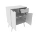 Armário de Banheiro 2 Portas 1 Gaveta Bn3637 Branco - Tecno Mobili