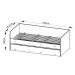 Cama Solteiro Bicama Cm8032 Branca - Tecno Mobili