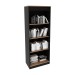 Estante para Livros 3 Prateleiras Me4150 Amêndoa/Preto - Tecno Mobili