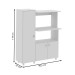 Armário de Cozinha 3 Portas 1 Prateleira Bl3310 Branco - Tecno Mobili