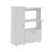 Armário de Cozinha 3 Portas 1 Prateleira Bl3310 Branco - Tecno Mobili
