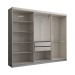 Guarda-Roupa Casal Odisseia 6 Portas 2 Gavetas Branco - Panorama Móveis