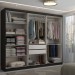 Guarda-Roupa Casal Odisseia 6 Portas 2 Gavetas Preto - Panorama Móveis