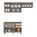 Cozinha Compacta Connect 7 Portas 2 Gavetas 100% Mdf Duna/Cristal - Henn
