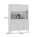 Cozinha Compacta Ceara 5 Portas 1 Gaveta Branco - Atualle Móveis