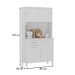 Cozinha Compacta Ceara 4 Portas 1 Gaveta Branco - Atualle Móveis
