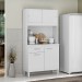 Cozinha Compacta Ceara 4 Portas 1 Gaveta Branco - Atualle Móveis