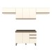 Cozinha Compacta Connect 8 Portas 2 Gavetas 100% Mdf Off White - Henn