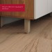 Cozinha Compacta Requinte 10 Portas 2 Gavetas com Vidro Nature/Areia - Henn