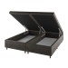 Base de Cama Box King Sonata com Baú Veludo Capuccino - Vian