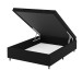 Base de Cama Box Casal Sonata com Baú Veludo Preto - Vian