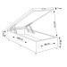 Base de Cama Box Solteiro Vision com Baú Turkey/Rose - Vian