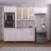 Cozinha Completa Firenze 12 Portas 2 Gavetas com Vidro 6171.132 Branco - Indekes