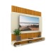 Painel para TV Até 75 Polegadas Prime 100% Ripado Mdf Naturale/Off White - Gelius
