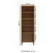 Paneleiro 2 Portas 4 Prateleiras Co6204 Ipê - Decibal