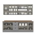 Cozinha Compacta Americana 11 Portas 3 Gavetas 100% Mdf Cinza - Henn