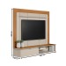 Painel para TV Até 65 Polegadas Lugano 1 Porta Nature/Off White - Linea Brasil