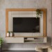 Painel para TV Até 65 Polegadas Lugano 1 Porta Nature/Off White - Linea Brasil