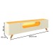 Rack para TV Até 85 Polegadas Nobre 2 Portas 1 Gaveta 100% Mdf com Led Off White/Naturale - Gelius
