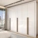 Guarda-Roupa Casal Severo 6 Portas 6 Gavetas Branco - Panorama Móveis