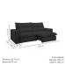 Sofá Retrátil e Reclinável Martinho 230cm Boucle Terracota  - Celflex