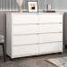 Cômoda Coimbra 8 Gavetas Branco - Politorno