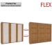 Guarda-Roupa Casal Sevilha 3 Portas 4 Gavetas Flex Freijo/Off White