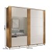Guarda-Roupa Casal Coimbra 2 Portas 6 Gavetas Flex 40230563 Freijo/Off White - Politorno
