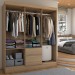 Guarda-Roupa Casal Sena Slim 6 Portas 2 Gavetas Amêndola Touch - Panorama Móveis