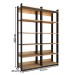 Closet Industrial Marseille 10 Prateleiras Black/Brise - Panorama Móveis