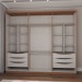 Guarda-Roupa Casal Calábria Slim 6 Portas 6 Gavetas Nature/Off White - Panorama Móveis