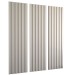 Painel para TV 100% Mdf Ripado Decoração 134 Cm Off White - Panorama Móveis