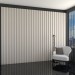 Painel para TV 100% Mdf Ripado Decoração 134 Cm Off White - Panorama Móveis