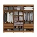 Guarda-Roupa Casal 6 Portas 4 Gavetas Cb02r582 Canela - Kappesberg