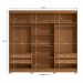 Guarda-Roupa Casal 6 Portas 4 Gavetas Cb02r582 Canela - Kappesberg