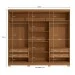 Guarda-Roupa Casal 6 Portas 4 Gavetas Cb02r582 Canela - Kappesberg