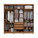 Guarda-Roupa Casal 6 Portas 3 Gavetas Cb02r583 Canela - Kappesberg