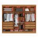 Guarda-Roupa Casal Eldorado Premium 6 Portas 6 Gavetas com Espelho 100% Mdf Cinamomo/Off White - Pnr Móveis