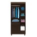 Guarda-Roupa Wind 3 Portas ébano Touch - Demóbile