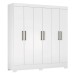 Guarda-Roupa Vero 6 Portas Branco - Demóbile