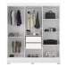 Guarda-Roupa Vero 6 Portas Branco - Demóbile