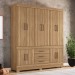 Guarda-Roupa Casal New Murano 10 Portas 3 Gavetas Amêndola/Touch - Demóbile