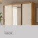 Guarda-Roupa Residence 3 Portas Amêndola/Off-White - Demóbile
