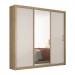 Guarda-Roupa Residence 3 Portas Amêndola/Off-White - Demóbile