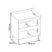 Balcão de Cozinha 80cm Firenze 2 Portas Amêndola/Branco - Demóbile