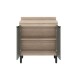 Balcão de Cozinha 80cm Firenze 2 Portas Avena/Menta - Demóbile