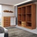Guarda-Roupa Luna 6 Portas 2 Gavetas com Cômoda 2 Portas 5 Gavetas Cinamomo - Panorama Móveis