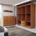 Guarda-Roupa Casal Aiden 6 Portas 2 Gavetas com Cômoda 10 Gavetas Cinamomo - Panorama Móveis