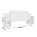 Cabeceira Extensível Moana 2 Gavetas Branco - J&a Móveis